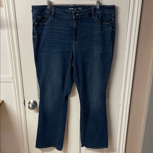 Old Navy Denim - Old Navy high rise kicker boot cut blue jeans women’s size 20